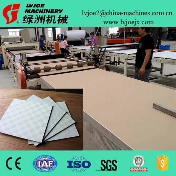 Gypsum Plasterboard Glue Coating PVC and Aluminum Foil Laminating Machine Price