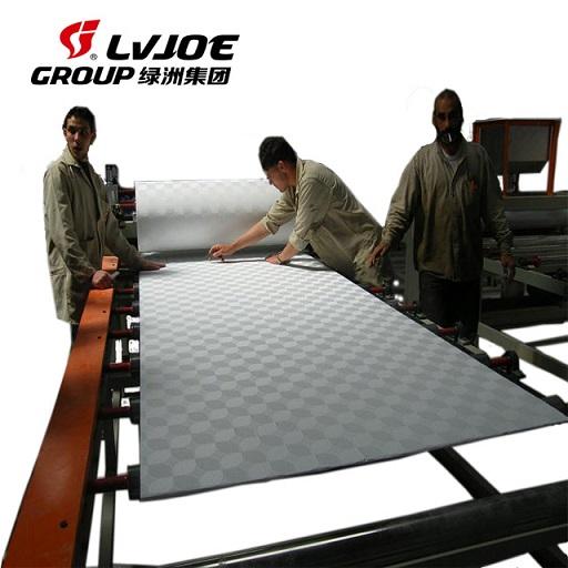 PVC / Aluminum Foil Laminated Gypsum Ceiling Panel Cutting Machine New Condition