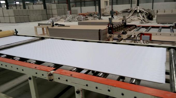 PVC Laminated Gypsum Board Cutting Machine From 4 By 8 To 2 By 2