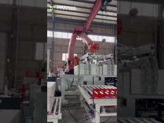 automatic stone wool machine rock basalt mineral wool production line