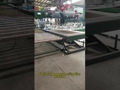 Suction-type gypsum ceiling tiles machine