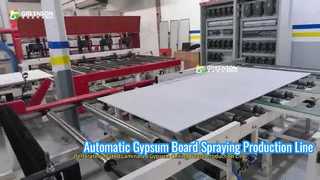 Automatic Gypsum Board Spraying Production Line