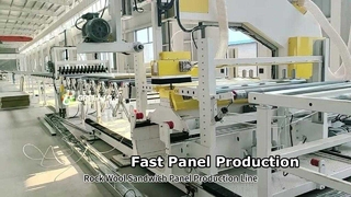 Rock Wool Sandwich Panel Production Line