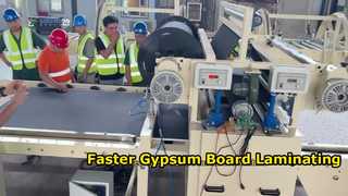Double-Sided Gypsum Board Laminating Machine