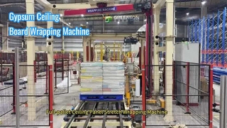 Full-pallet Ceiling Panel Stretch Wrapping Machine