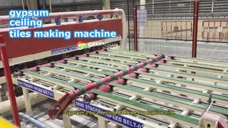 How to Use Gypsum 2 by 2 Ceiling Machine Production Line?