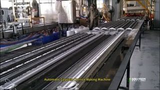 high capacity gypsum cornice production line