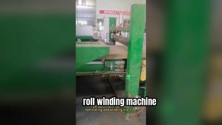 How does a rock wool winding machine work?