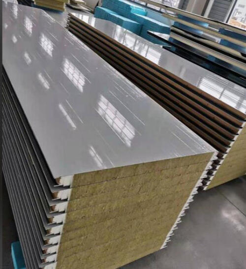 Latest company blogs about What should be noted during the production process of the rock wool sandwich panel production line?