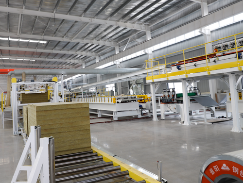 Latest company blogs about Hebei Greens Launches Stone Wool Sandwich Panel Production Line with 3-15 m/min Continuous Output