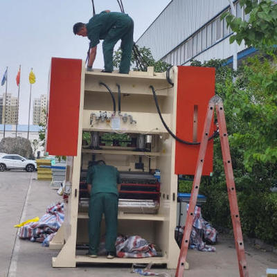 Good price Silenced Plaster Ceiling Tile Gypsum Board Hydraulic Press Hole Piercing Machine Punching Machine online