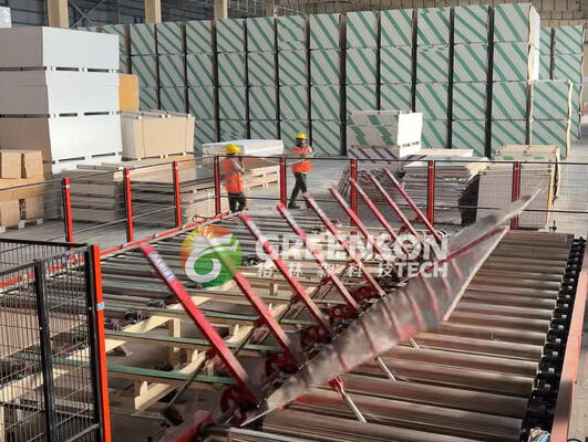 Good price PVC Laminated Fiber Cement Board Making Machine with 1300mm Effective Laminating, PLC System, and 2-6 Million Sq.m/Year Production Capacity online