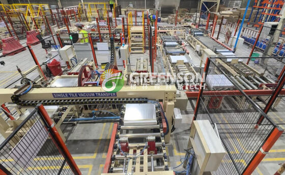 Good price Fully Automatic Plasterboard Laminating Machine with 1300mm Effective Lamination Width and 3-15m/min Adjustable Speed for Gypsum Ceiling Tile Production online