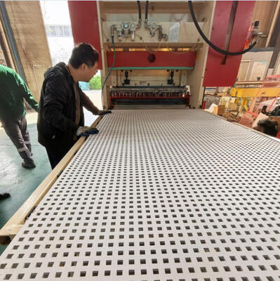 Good price 200T Pressure High Automatic Punch Press for Max 20mm Thickness Gypsum Board Perforation Machine online