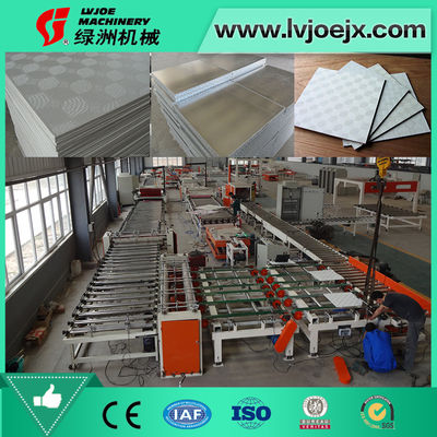 Good price Fully Automatic PVC Vinyl Lamination Machine for Gypsum Plasterboard Sheetrock online