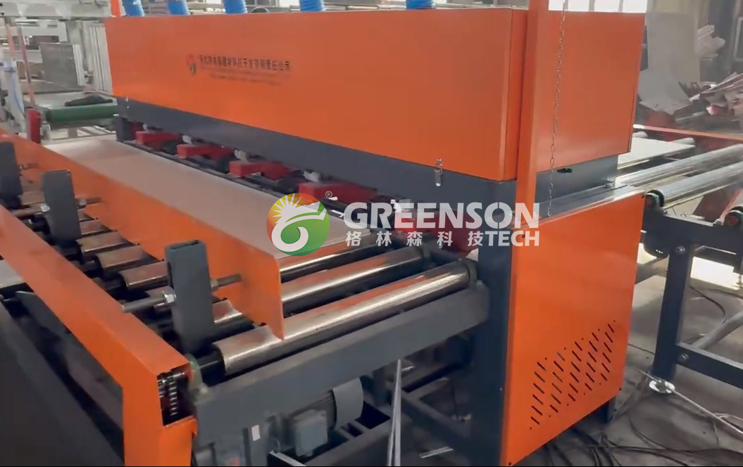 Small Capacity Pvc Laminated Gypsum Board Machine 600x600 Gypsum Tile ...