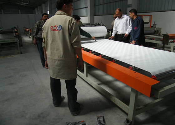 Double Side Fully Automatic Lamination Machine For Pvc Gypsum Ceiling Board