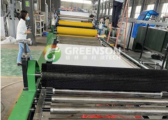 7mm Thickness PVC Gypsum Ceiling Tiles Production Line With Engineer Troubleshooting Support