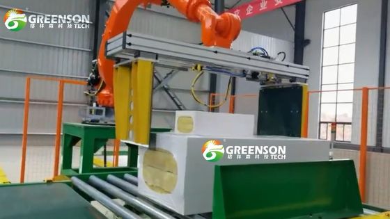 Good price Mineral Wool Board Production Line with High Temperature And Pressure Curing Unlimited Board Length and Overseas Engineer Support online