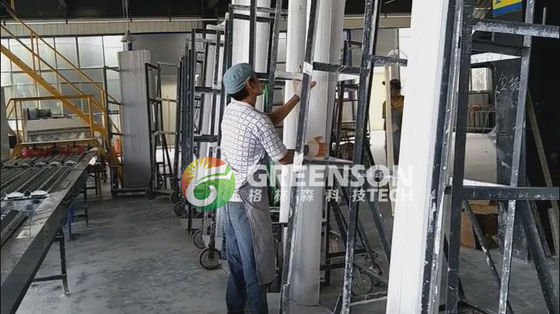 Building Material Gypsum Plaster Cornice Production Line Machinery 42-150 M For High Output Capacity