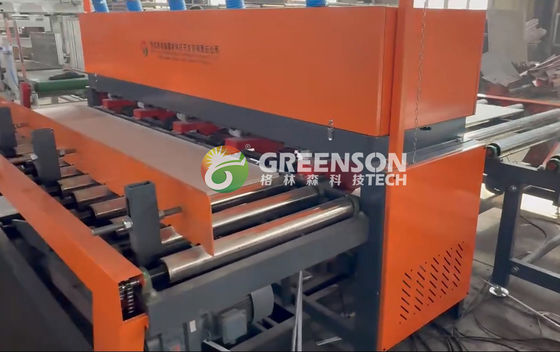 Small Capacity Pvc Laminated Gypsum Board Machine 600x600 Gypsum Tile Making Machine