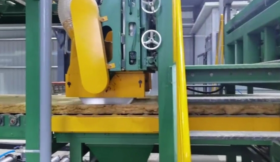 Double-Knife Flying Saw Cross Cutting Machine for Stone Wool Production