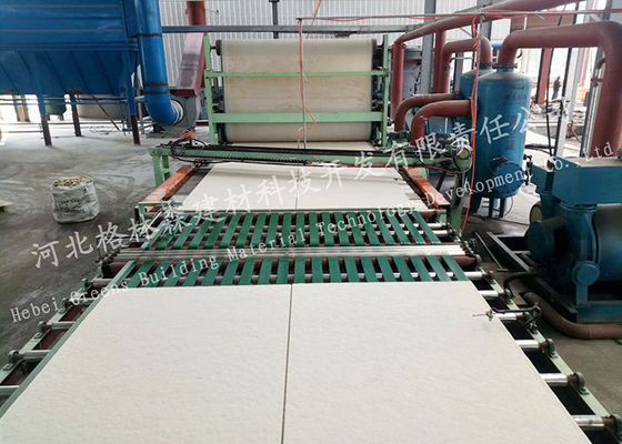 Acoustical Mineral Fiber Ceiling Panel Manufacturing Machine With Turn Key Project