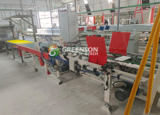 Full Automatic Gypsum Ceiling Board Making Machine Gypsum Ceiling Tiles Machine