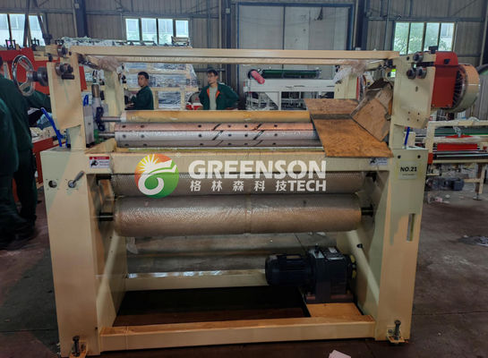 Good price Full Automatic Gypsum Board Laminating Machine with 1300mm Effective Laminating, PLC System, and 2-6 Million Sq.m/year Capacity online