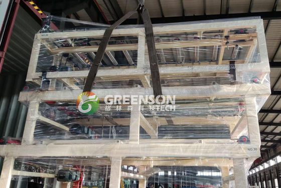 PVC Coated Gypsum Board Machine with 1300mm Effective Laminating Width, 2-15m/min Adjustable Speed and PLC System Electric Control for Gypsum Ceiling Tile Production Line