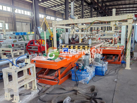 Fully Automatic Lamination Machine for PVC Film Gypsum Board with 380V 50HZ Voltage and 2-6 Million Square Meters Capacity