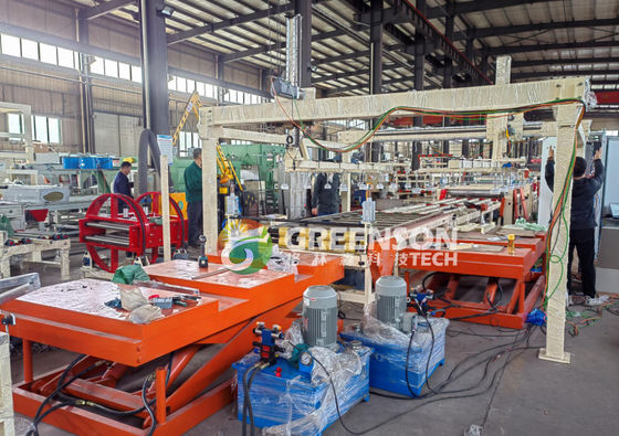 Fully Automatic Gypsum Board Lamination Machine with 100KW Power and Smooth Performance for PVC Film Lamination