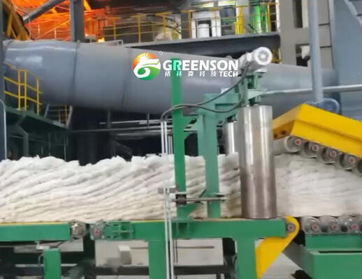 Industrial Grade High Density Rock Wool Board Production Line with 80-200kg/m3 Raw Material Density PLC Control System and 380V/50Hz Power Supply