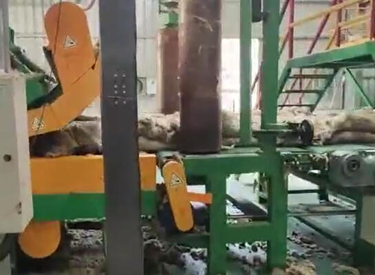 380V Rock Wool Production Line with 40~120 meters/min Conveying Speed and 600mm-2400mm Width for Mineral Wool Board