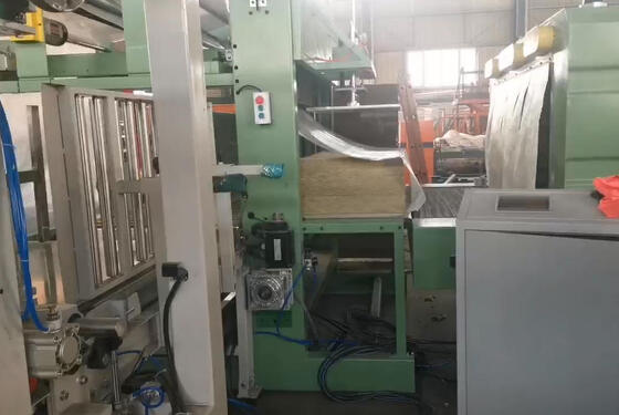 PLC Controlled Rock Wool Production Line with High Temperature Curing and 80-200kg/m3 Raw Material Density