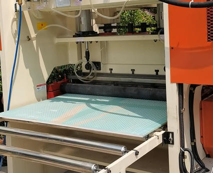 High Efficiency Gypsum Board Perforation Machine with Computer Central Control, 1220mm Perforation Width, and Multiple Hole Shapes