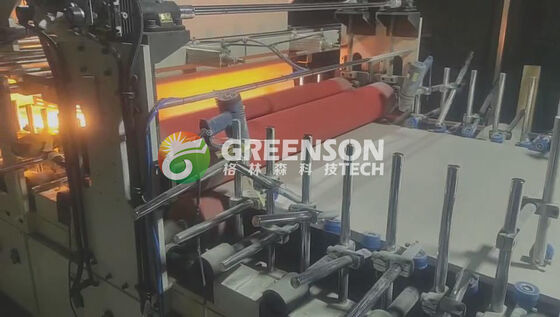 Automatic PUR Hot Glue Laminating Machine for MDF Board with 5-17m/min Production Speed