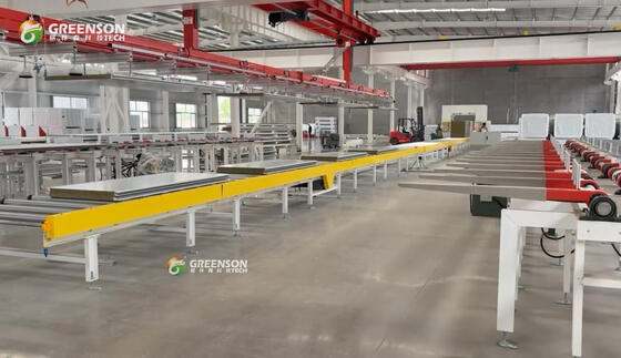 Fully Automatic High Capacity 3-15m/min PU/PIR/EPS Sandwich Panel Production Line for Insulation Panels
