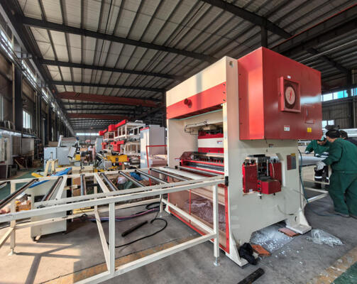 Good price PLC-Controlled Gypsum Board Perforating Machine with 200T Pressure and 50 Times/Minute Speed for Precision Panel Punching online