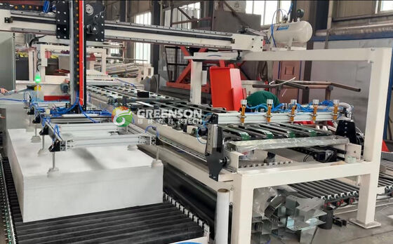 Good price Industrial Gypsum Board Saw Machine 3 Pieces/Minute Cutting Speed For 1200 Mm*2400 Mm Boards Dust Free Operation online