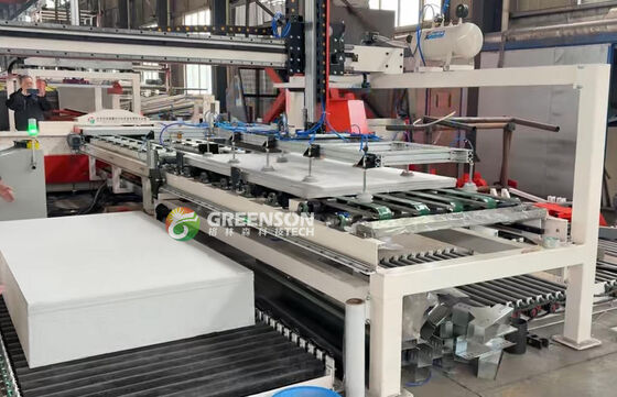 Good price PLC Controlled High Capacity Gypsum Board Sawing Line With Dust Free Operation online