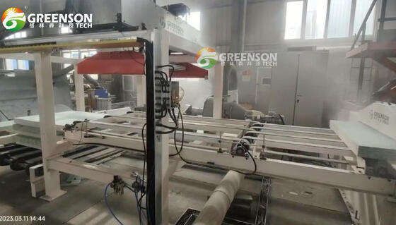 PLC Controlled Gypsum Board Dunnage Strip Production Line For Packaging Stacking
