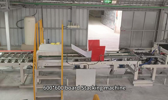Complete Gypsum Ceiling Tile Spray Painting Production Line with Spraying，Drying and Packaging System