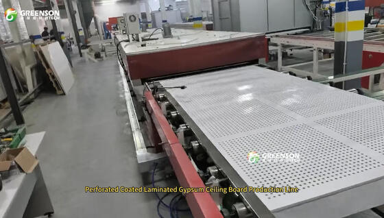 Continuous Gypsum Panel Spray Painting Production Line