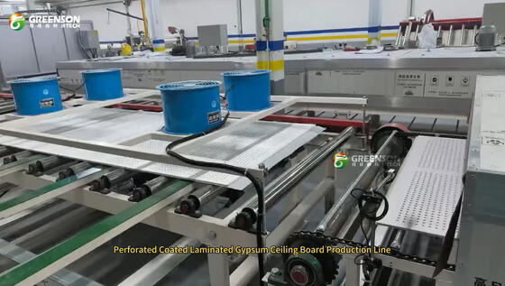 Environment Friendly Gypsum Board Spraying Production Line