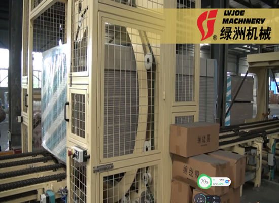 Auto Gypsum Board Wrapping Machine 380v 23kw Power Easy To Clean And Maintain