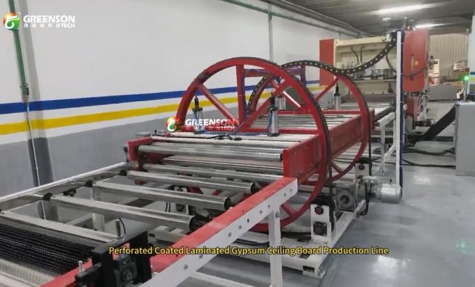Automatic spray coating line for gypsum board surface finishing — production equipment overview
